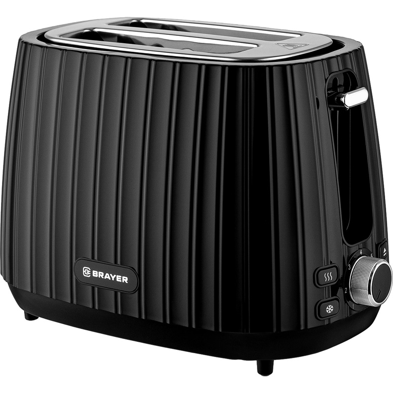Изображение товара Тостер Brayer 2104BR с автоматической подачей и размораживанием черный
