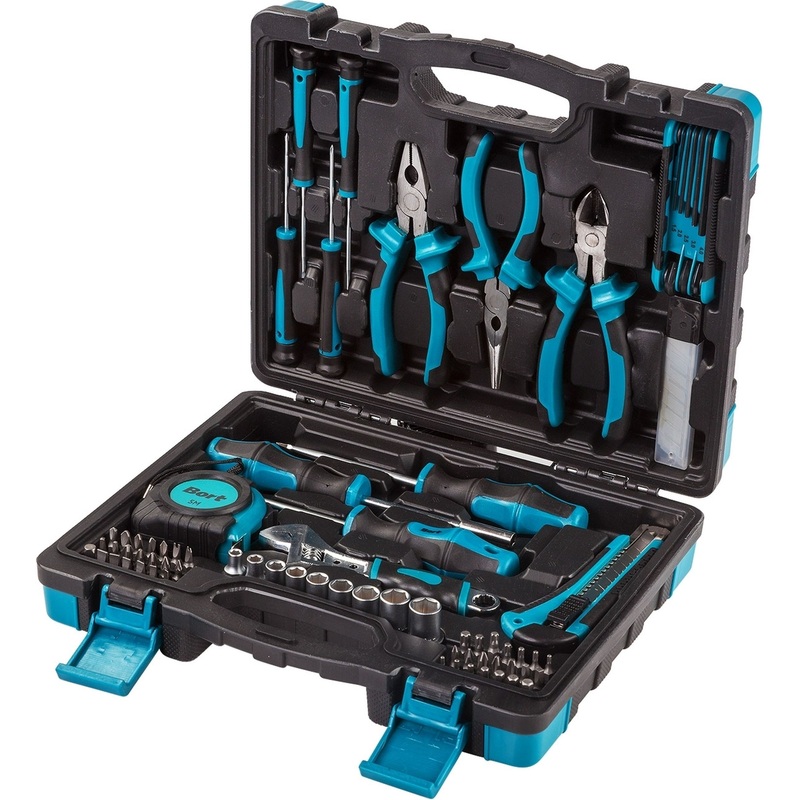 Изображение товара Универсальный набор инструментов Bort BTK-82 82 предмета в кейсе профессиональный