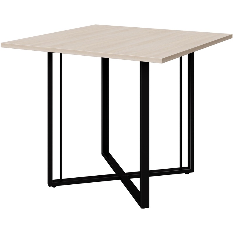 Изображение товара Стол для переговоров K-Loft Director 900х900 мм дуб скандинавский/чёрный