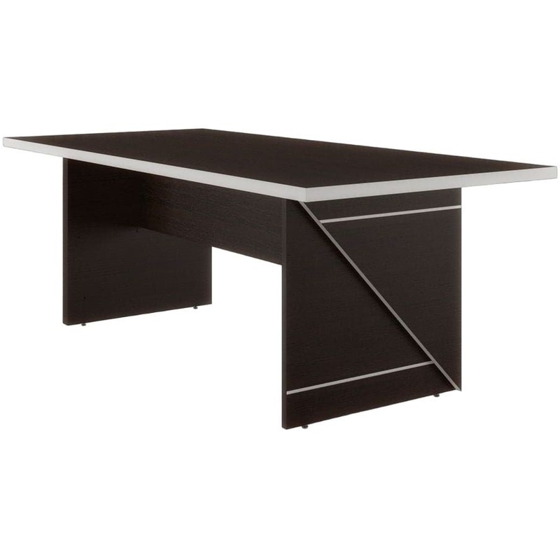 Изображение товара Стол для переговоров Zoom венге/серый 2200х1000х780 мм