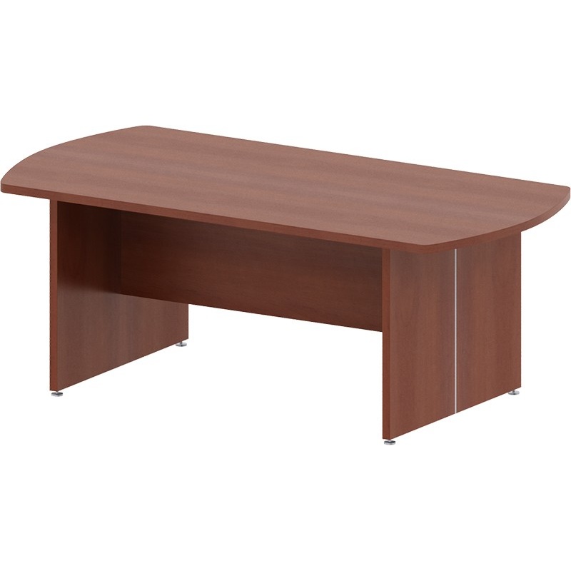 Изображение товара Стол для заседаний Комус Мебель Сатурн-Д из ЛДСП 2100х1000х764 мм, яблоня