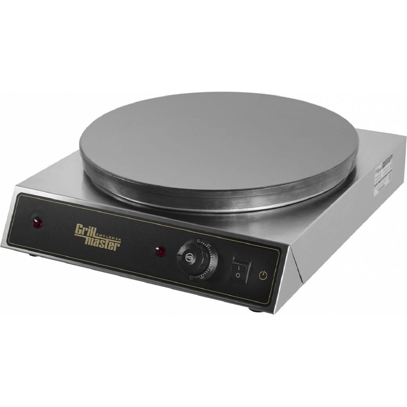 Изображение товара Блинница Гриль-Мастер Ф1БкрЭ (167433) с терморегулятором и чугунной поверхностью