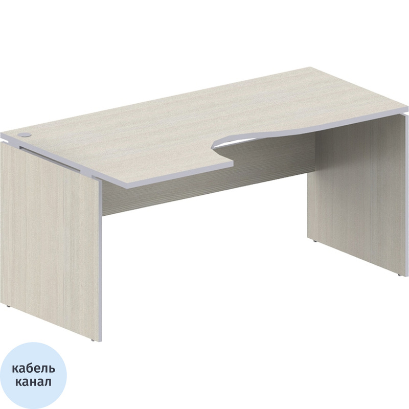 Изображение товара Стол эргономичный Vita V-1.6 правый (сосна карелия, 1600х900х750 мм)