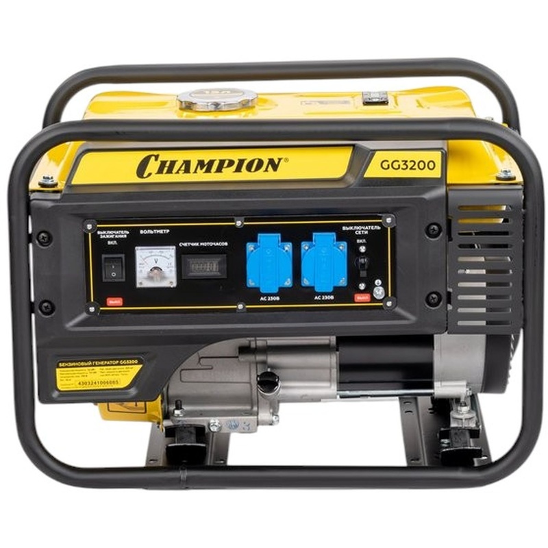 Изображение товара Генератор бензиновый Champion GG3200 для резервного энергоснабжения