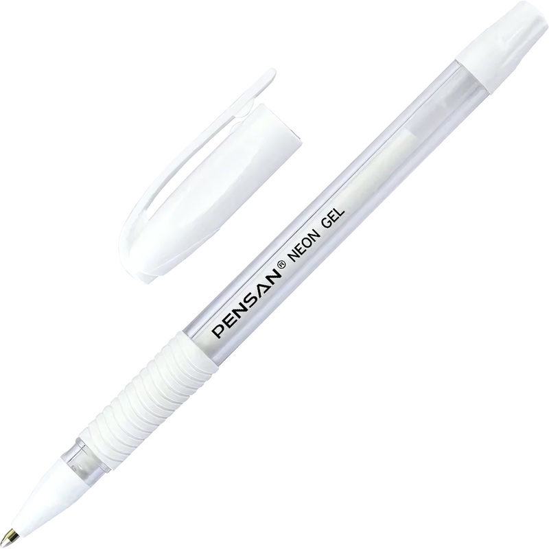 Изображение товара Гелевая ручка Pensan Neon White белая 0.7 мм