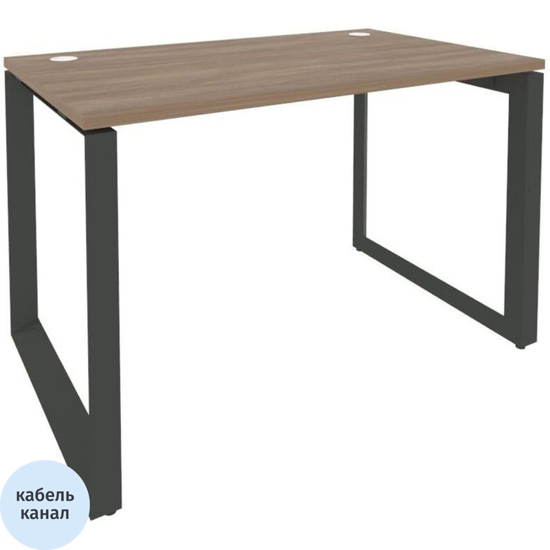 Изображение товара Стол прямой ONIX-О O.MO-SP-2.7 дуб аризона антрацит 1180х720х750 мм