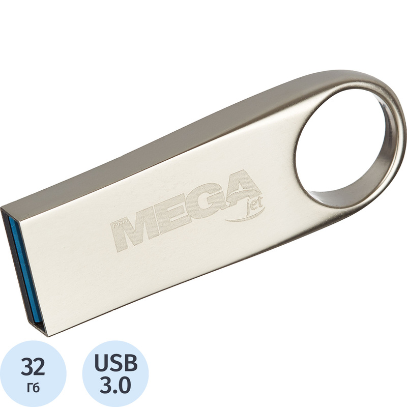 Изображение товара Флешка USB 3.0 32 ГБ ProMega jet NTU279U3032GS компактный накопитель данных