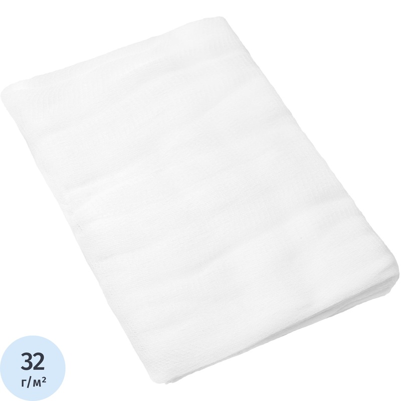Изображение товара Отрез марлевый Лейко 90 см x 10 м плотность 32 г/м² медицинская марля