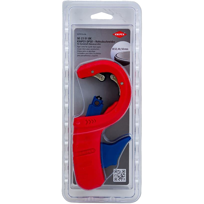 Изображение товара Профессиональный труборез для пластиковых труб Knipex 50 мм KN-902301BK