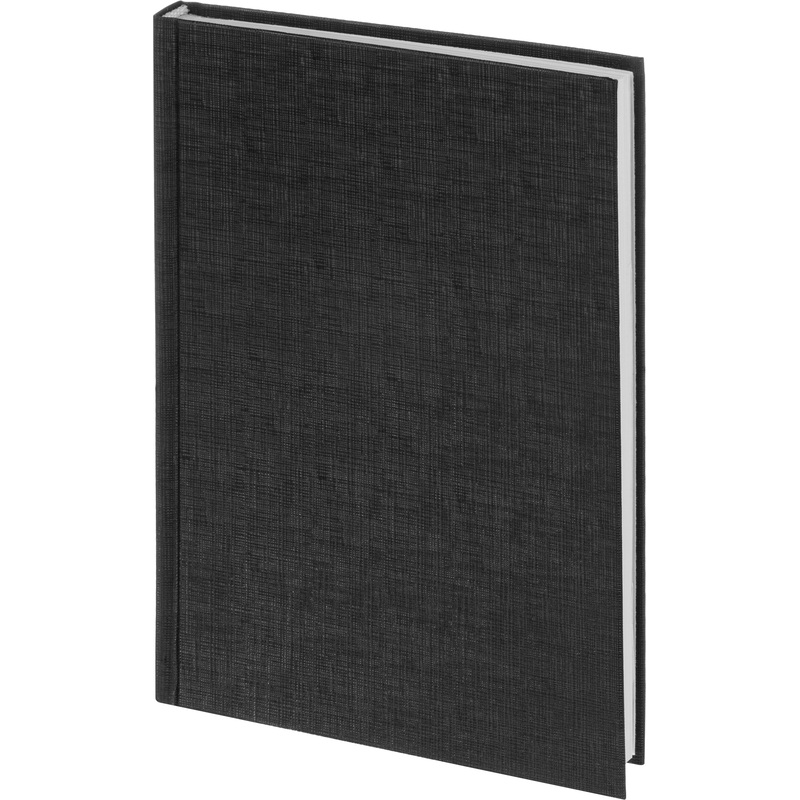 Изображение товара Ежедневник недатированный А5 160 листов джерси чёрный Выбор есть