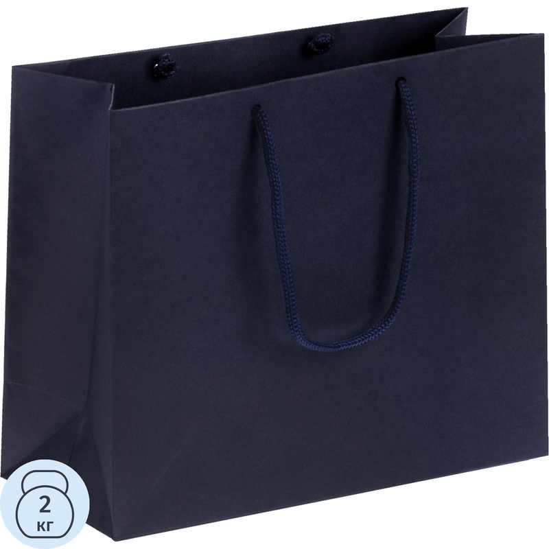 Изображение товара Подарочный пакет Проект 111 Porta с ручками 20x25x10 см синий