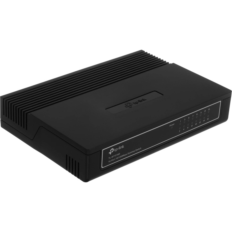 Изображение товара Коммутатор TP-Link TL-SF1016D 16 портов неуправляемый компактный сетевой switch