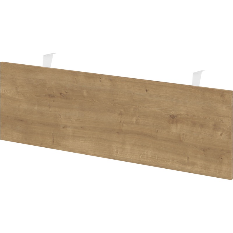 Изображение товара Экран к столу Forta FDST 1340 с креплением, дуб гамильтон/белый, 1380х18х404 мм