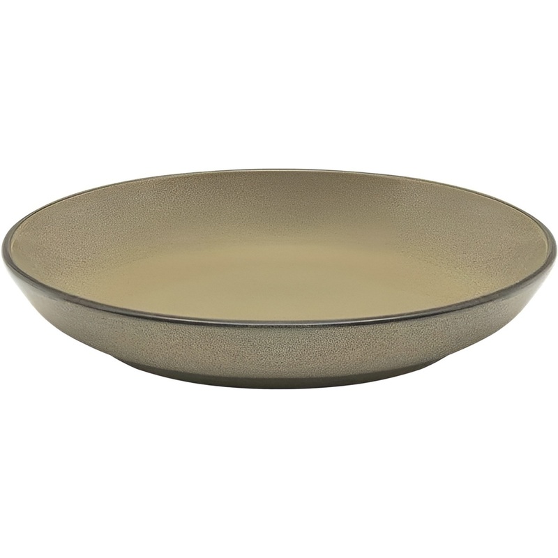 Изображение товара Тарелка суповая Oxford Flat Shape Ocre керамика 20.5 см для профессиональной кухни