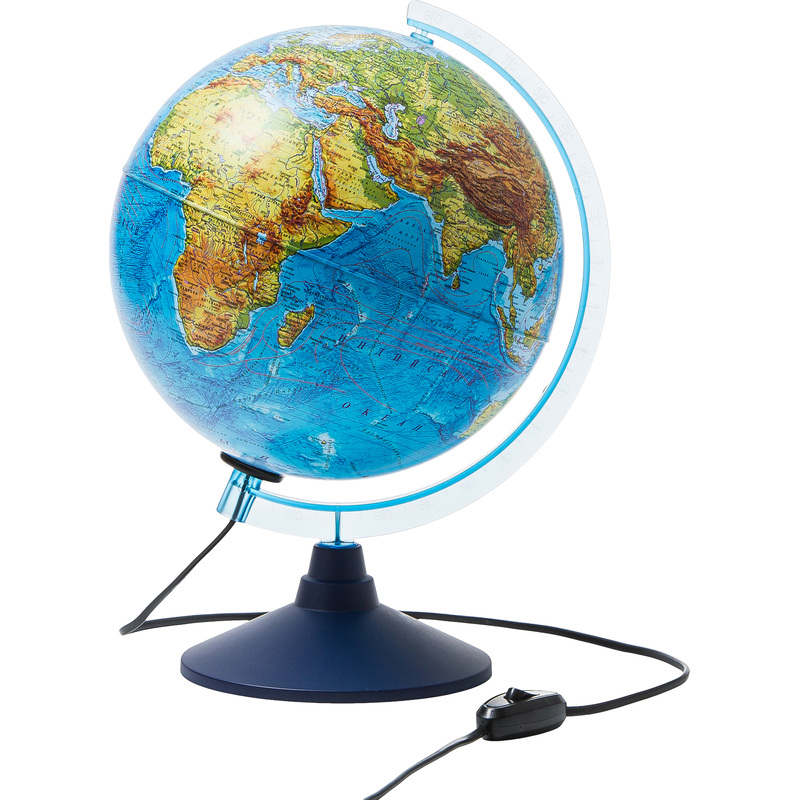 Изображение товара Глобус физический 25 см с подсветкой Globen Классик Евро для учебы и декора