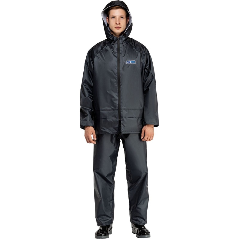 Изображение товара Влагозащитный костюм Membrane-КБР полиэфир с полиуретановым покрытием тёмно-серый мужской