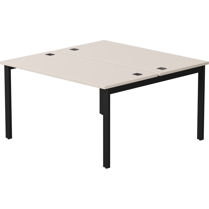 Изображение товара Двухместная рабочая станция EVO 254S019GU9005 кашемир/чёрная