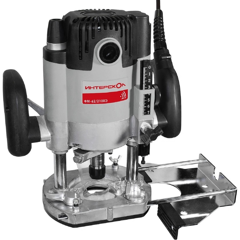 Изображение товара Фрезер электрический Интерскол ФМ-62/2100Э мощностью 2100Вт регулятор скоростной пуск