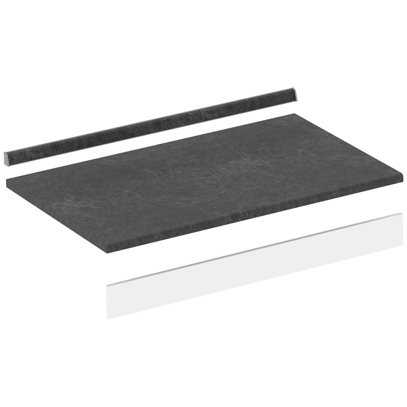 Изображение товара Столешница для кухни Alvaline STM 1060 луна 1002х600х25 мм белая пластик