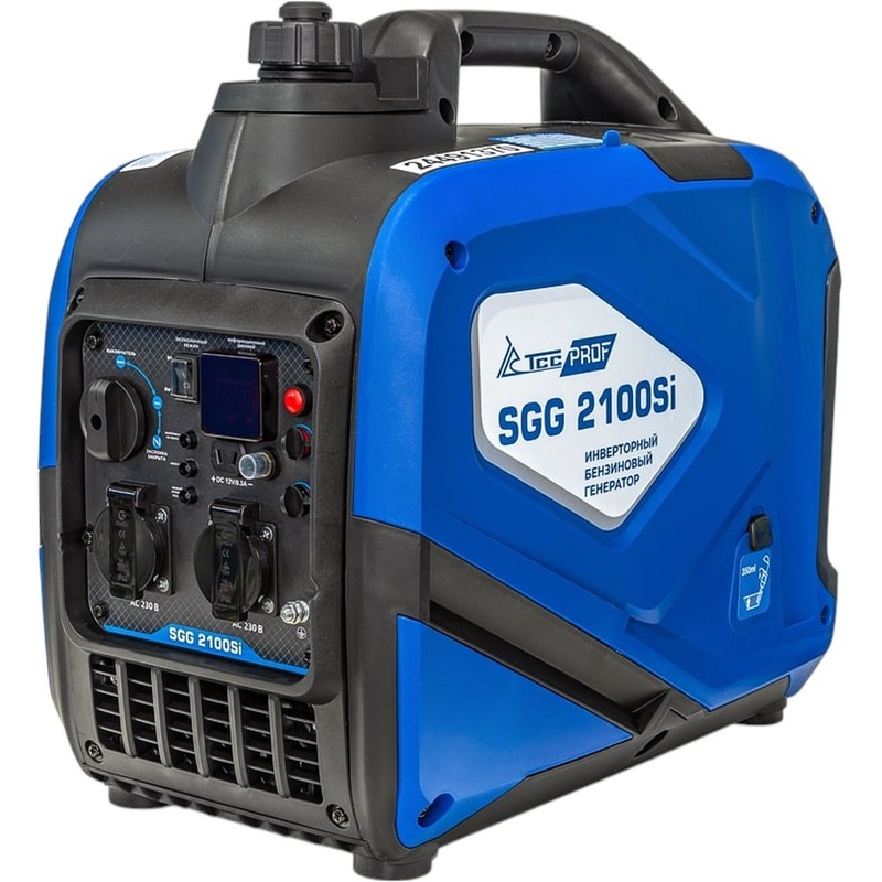 Изображение товара Бензиновый инверторный генератор ТСС 2100Si мощностью 2.1 кВт, IP 23