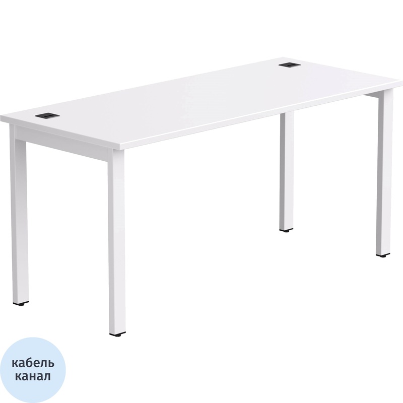 Изображение товара Офисный стол прямой EVO 254S008W39003 белый 1580x670x755 мм