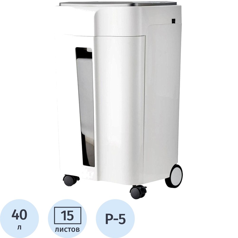 Изображение товара Уценка. Шредер (уничтожитель документов) Office Kit S240 5-й уровень секретности объем корзины 40 л Изображение товара Уценка. Шредер (уничтожитель документов) Office Kit S240 5-й уровень секретности объем корзины 40 л