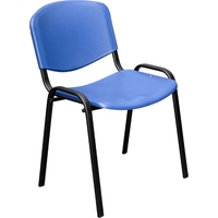Стул офисный Easy Chair Изо синий пластик металл чёрный (573678)