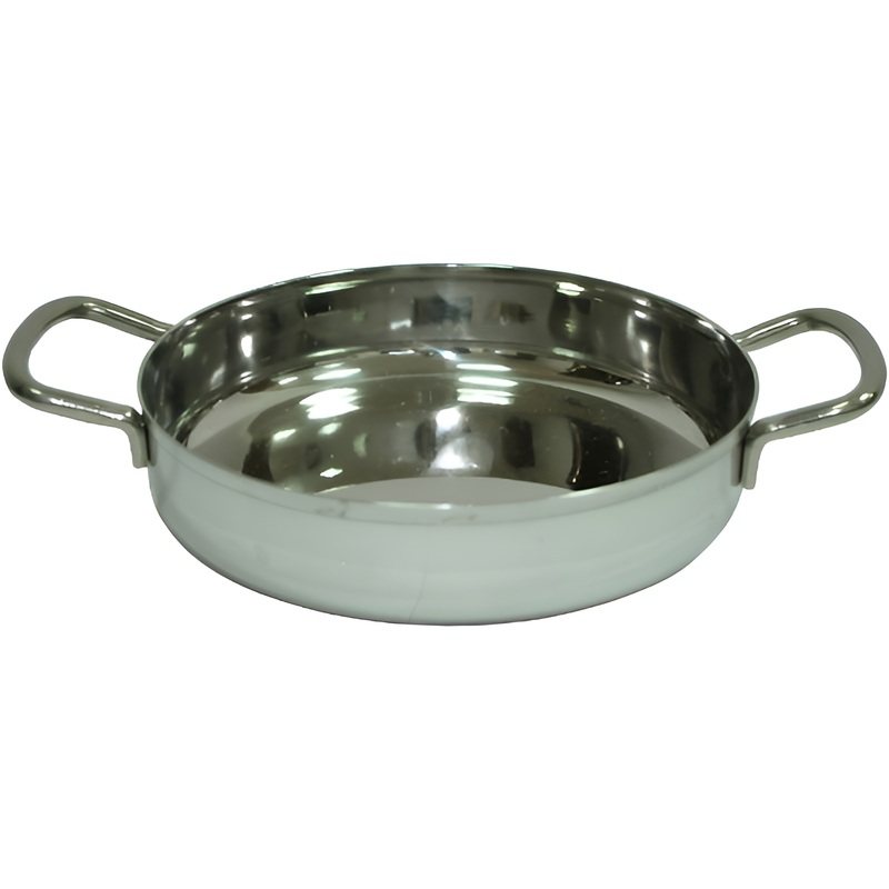 Изображение товара Порционная сковорода из нержавеющей стали MGSteel 18 см для профессиональной кухни