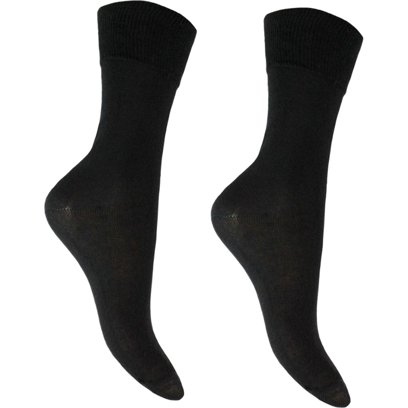 Изображение товара Мужские черные носки 20den без рисунка, всесезонные, усиленные, 1 пара