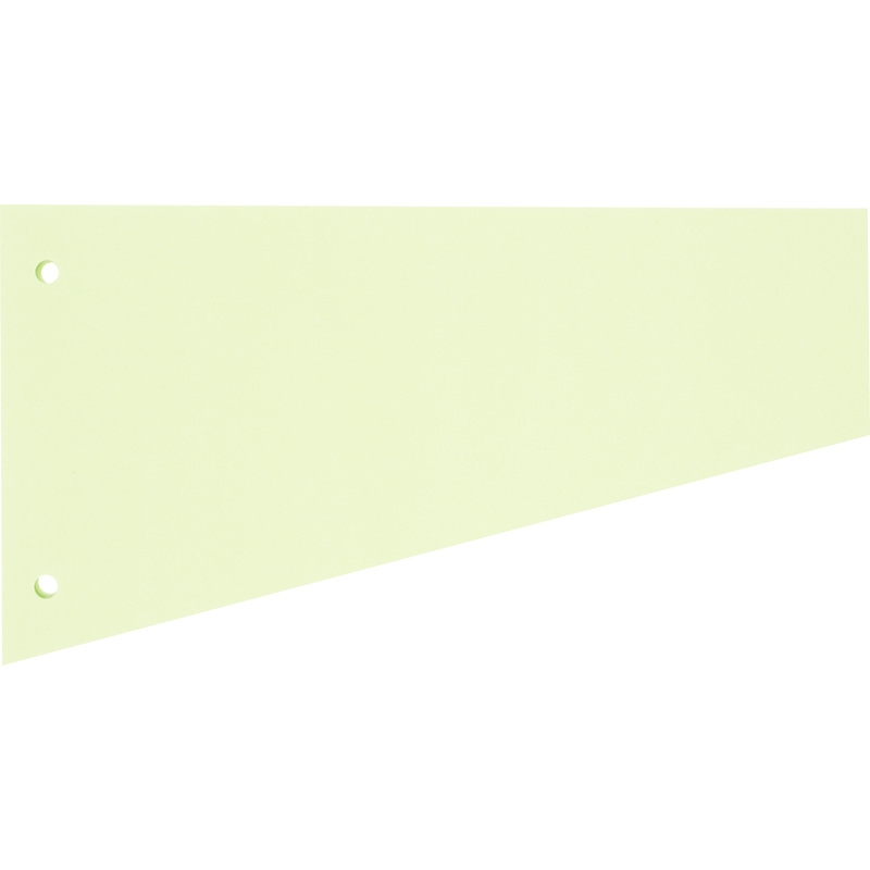 Изображение товара Разделитель листов картонный Attache 100 листов по цветам зеленый (230x120 мм)