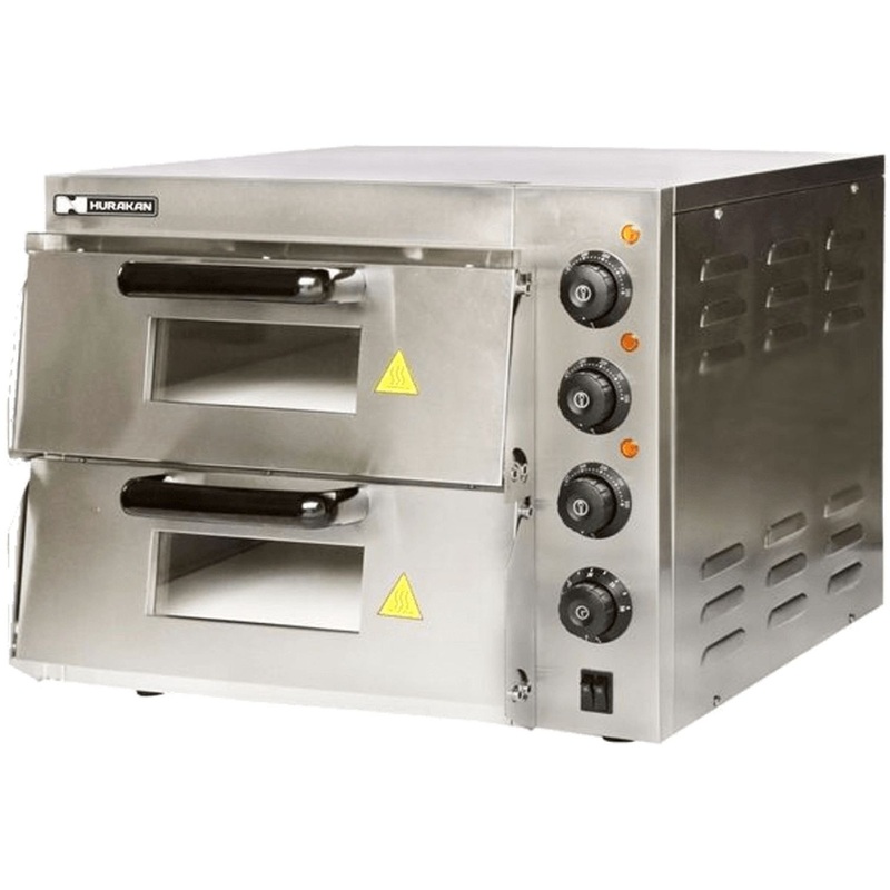 Изображение товара Печь для пиццы Hurakan HKN-MD11 настольная 2 уровня 3 кВт 220 В