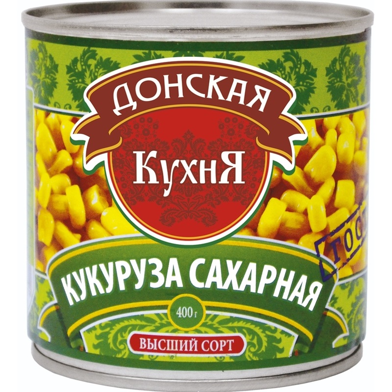 Изображение товара Кукуруза сахарная Донская Кухня 400 г (12 штук в упаковке)