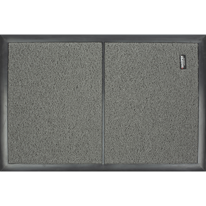 Изображение товара Дезинфекционный коврик Haccper Dezmatta 95x64 см серый