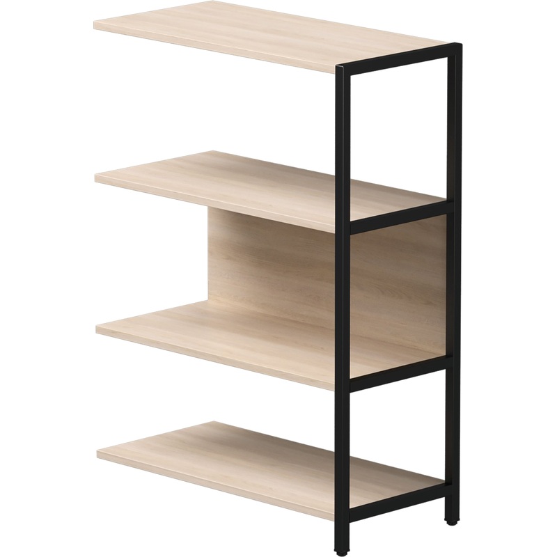 Изображение товара Полустеллаж для документов EVO 254H011DY9005 дуб соната чёрный 805х385х1120 мм