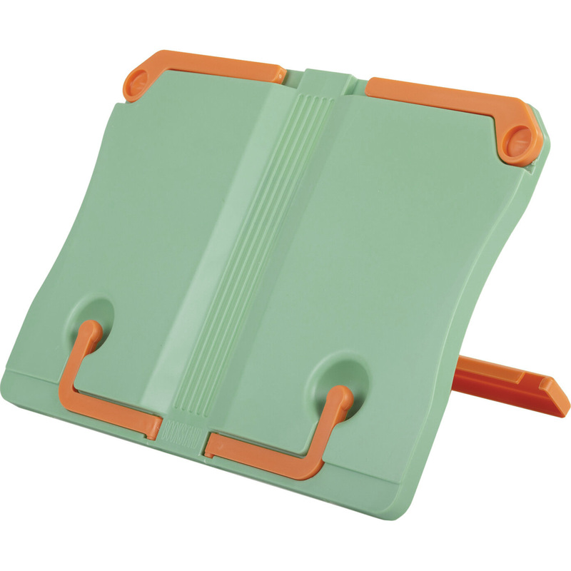 Изображение товара Подставка для книг Комус Класс зелёная пластиковая