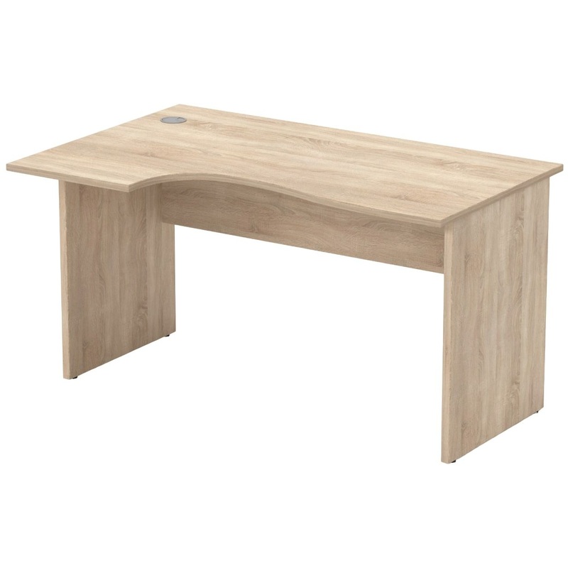 Изображение товара Стол эргономичный Easy One левый дуб сонома 1400х900х743 мм
