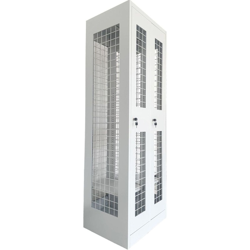 Изображение товара Шкаф для одежды металлический Cobalt Locker Grid (серый, 600х500х1830 мм)