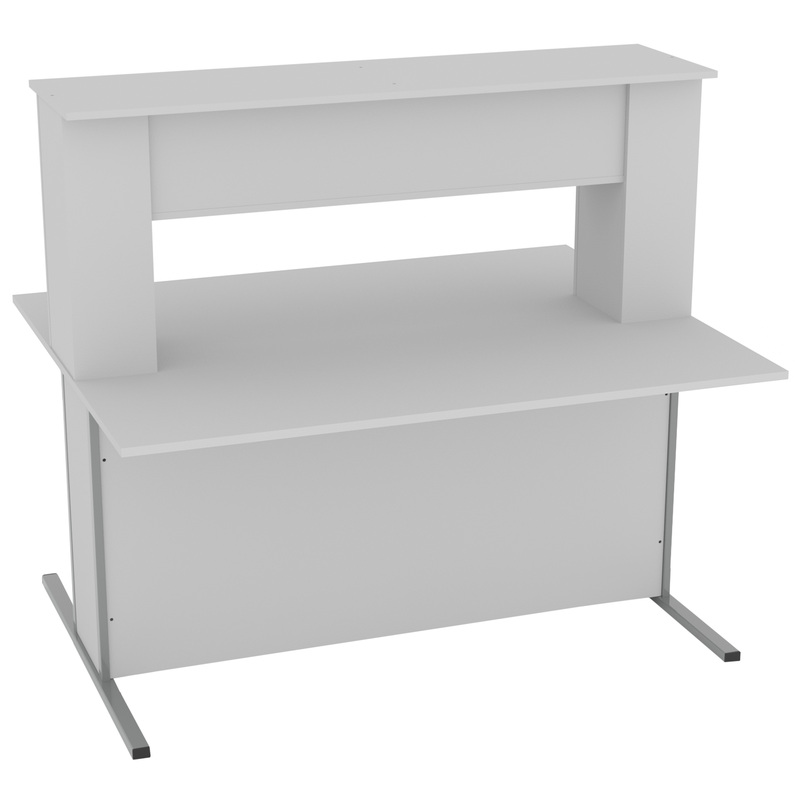 Изображение товара Стол препараторский островной (серый, 1500х1200х1350 мм)