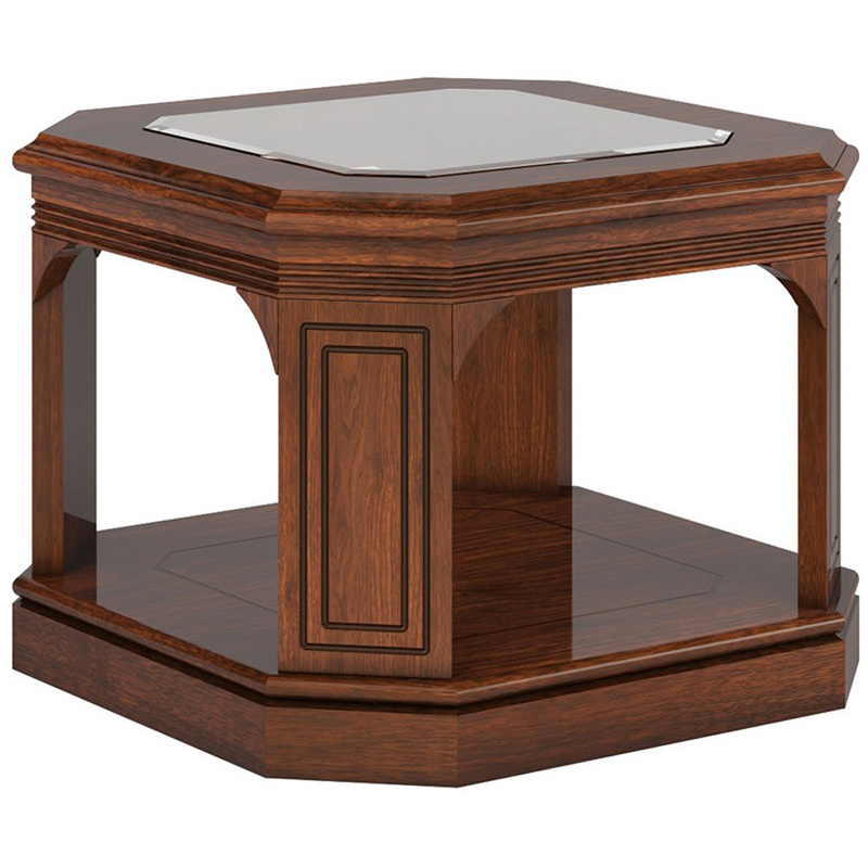 Изображение товара Журнальный стол INTER IN-06 из бука орех американский 600х600х450 мм