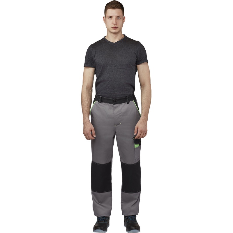 Изображение товара Брюки рабочие летние мужские л27-БР светло-серые/серые размер 48-50