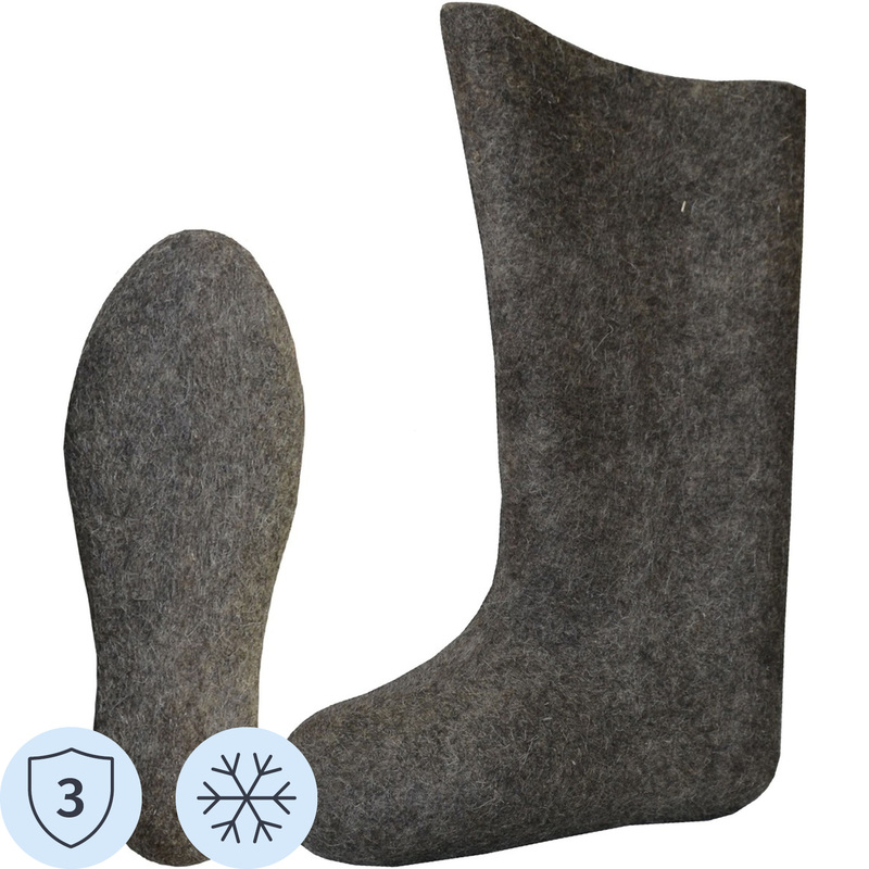 Изображение товара Валенки войлочные размер 45 унисекс для зимних работ