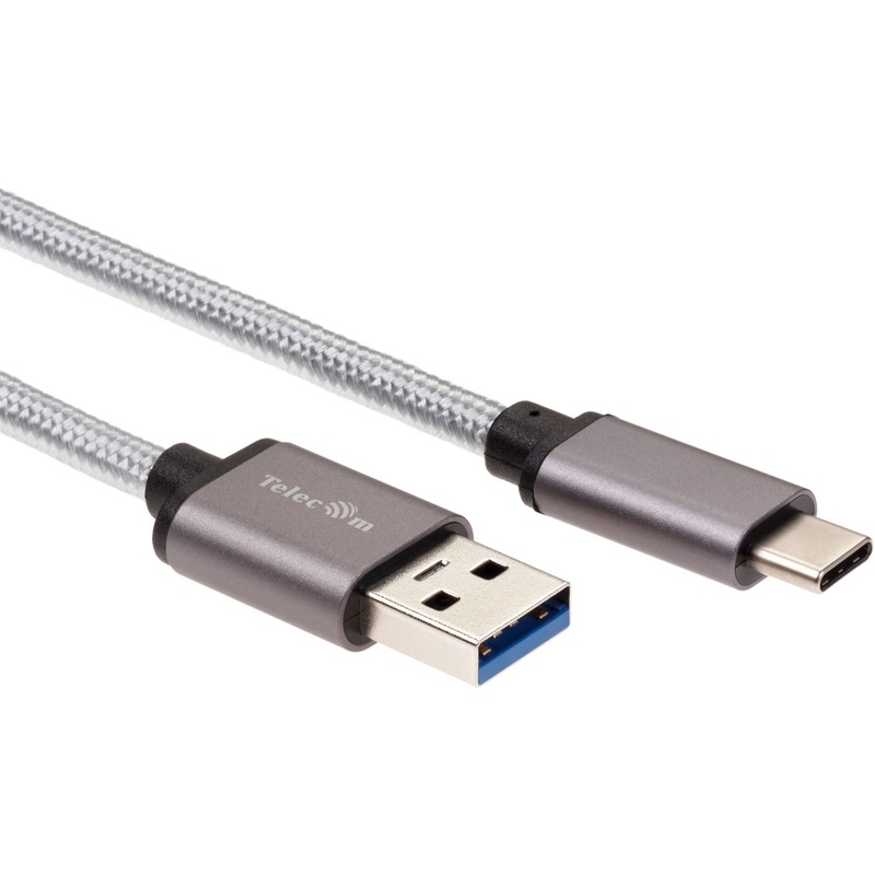 Изображение товара Кабель Telecom USB Type-C - USB A 2 метра для зарядки и передачи данных