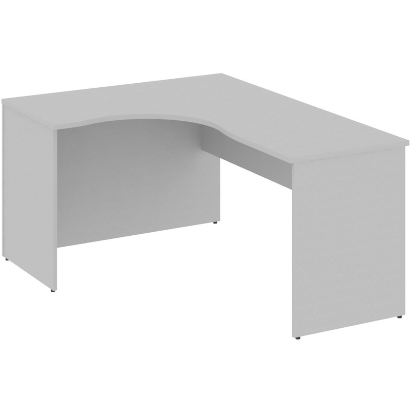 Изображение товара Стол угловой Riva А.СА-4 Л левый серый 1600х1200х750 мм