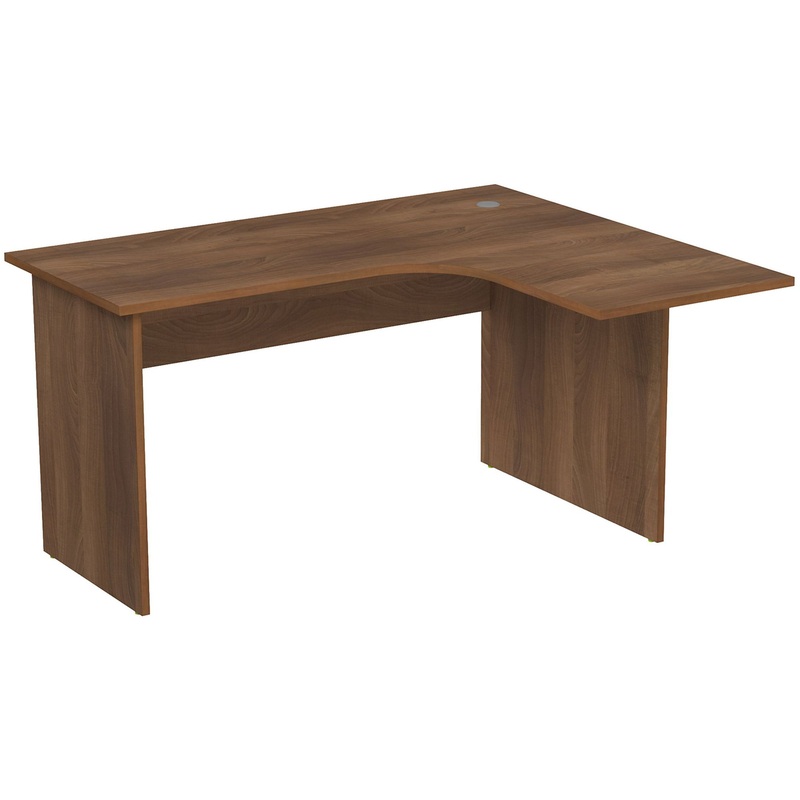 Изображение товара Криволинейный письменный стол 2С.031 левый шамони темный 1400х1200х750 мм