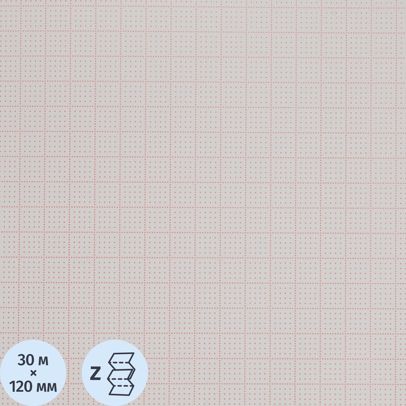 Изображение товара Бумага для ЭКГ CARDIETTE AR-1200, 120x100 мм, 300 листов