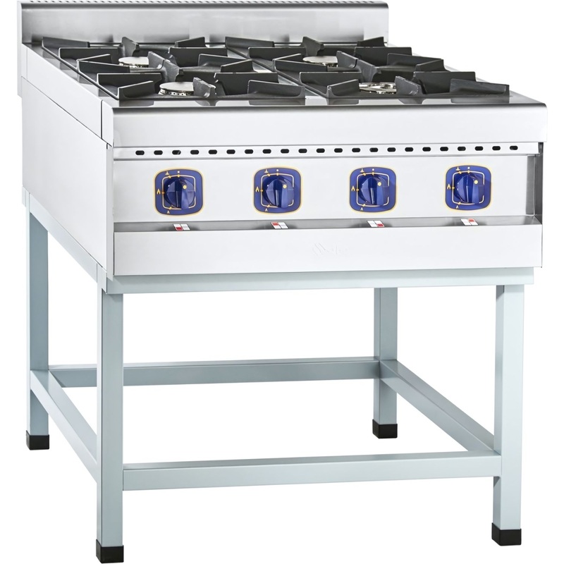 Изображение товара Газовая плита Abat ПГК-49П (3837) 4 конфорки нержавеющая сталь Россия