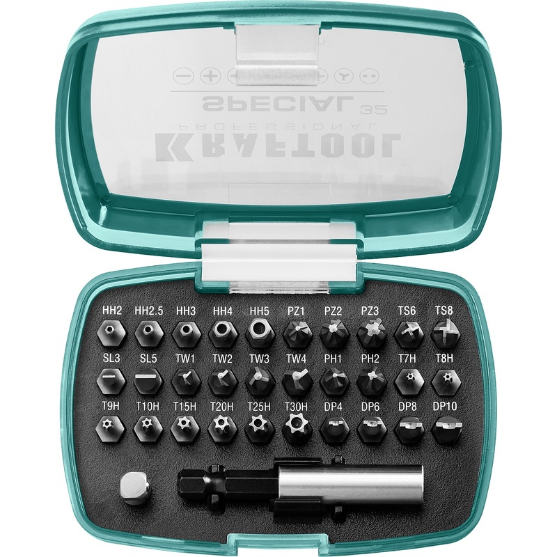 Изображение товара Профессиональный набор бит Kraftool Special 32 предмета 2610-H32