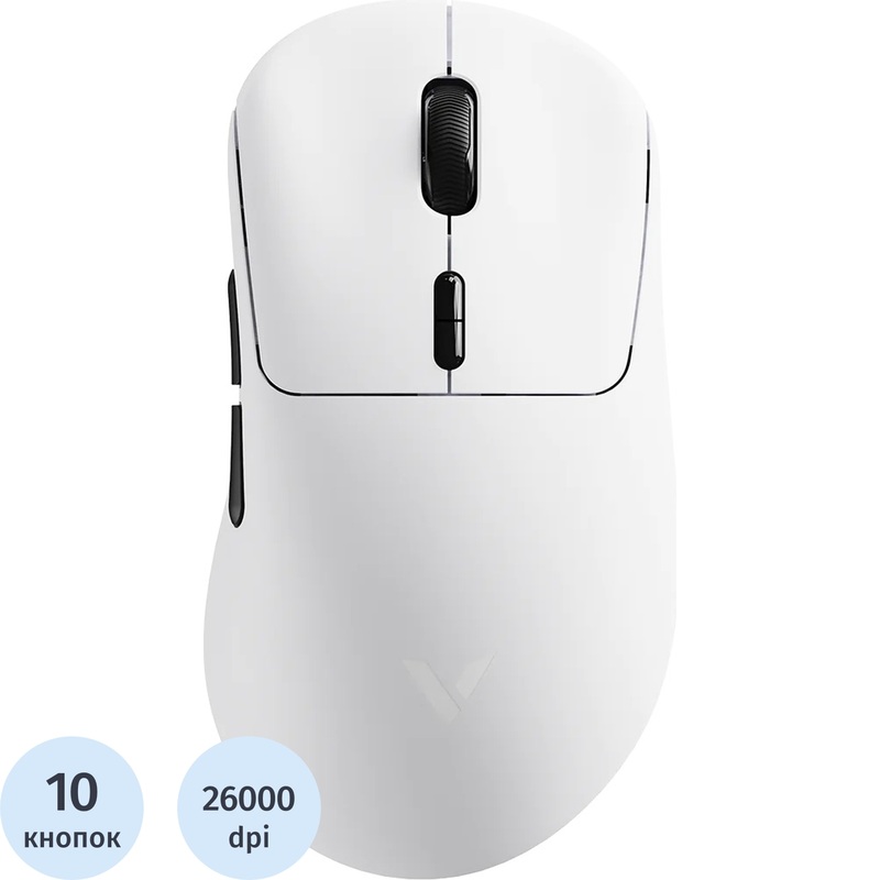Изображение товара Игровая мышь Rapoo VT3DM белая (VT3DM-BLWHT) с высоким разрешением