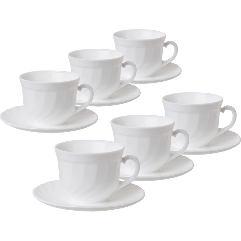 Изображение товара Набор чайный Luminarc Трианон E8845 12 предметов на 6 персон стекло