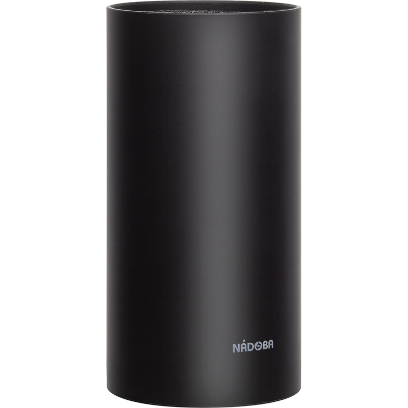 Изображение товара Подставка для ножей Nadoba Rafa высота 22.5 см черная